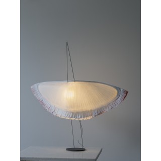 L’Oiseau wall lamp with colored feathers